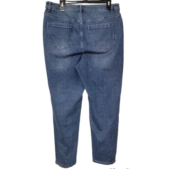 Eloquii 14 High Rise Skinny Jeans - Picture 2 of 4